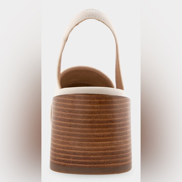 NWT AEROSOLES Women's Eggnog Slingback Heels - Picture 3 of 10